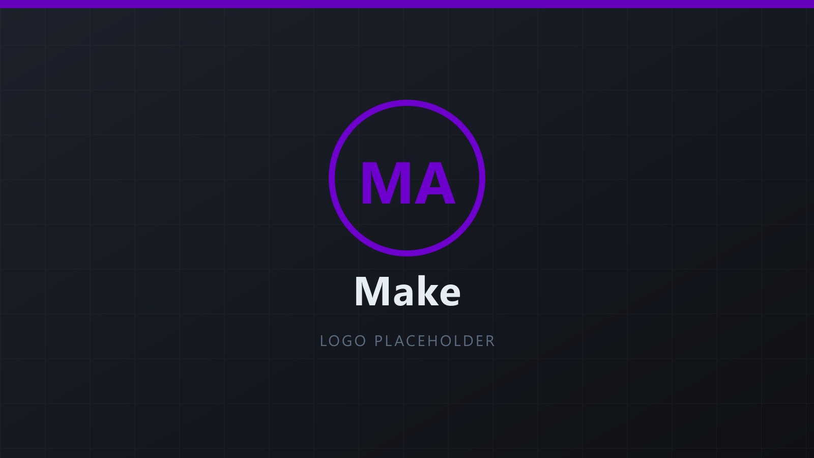 Make logo placeholder